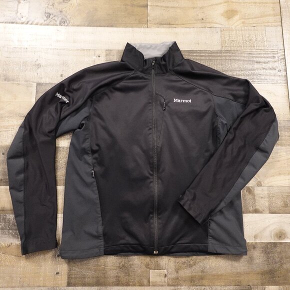 Marmot Gore Windstopper Softshell Jacket Men’s XL – Black/Gray